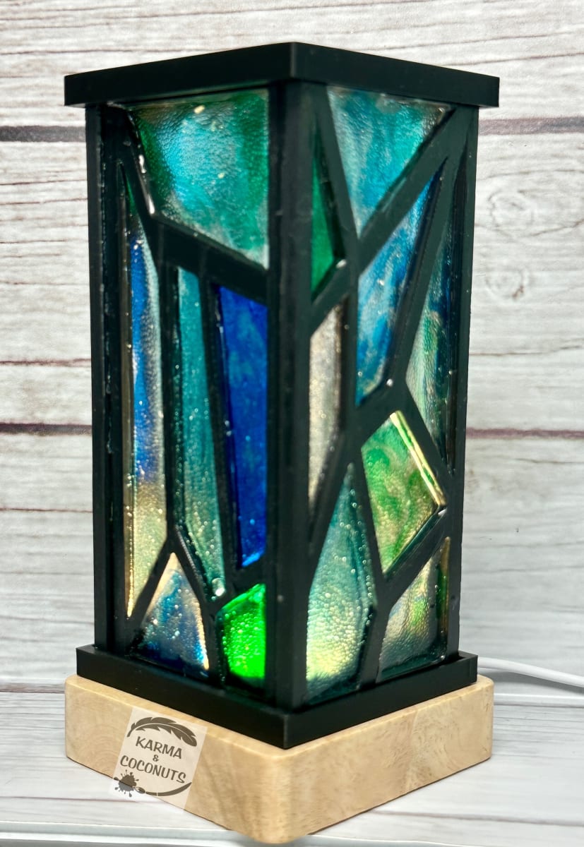 Faux Stained Glass Lamp - $50 Photo
