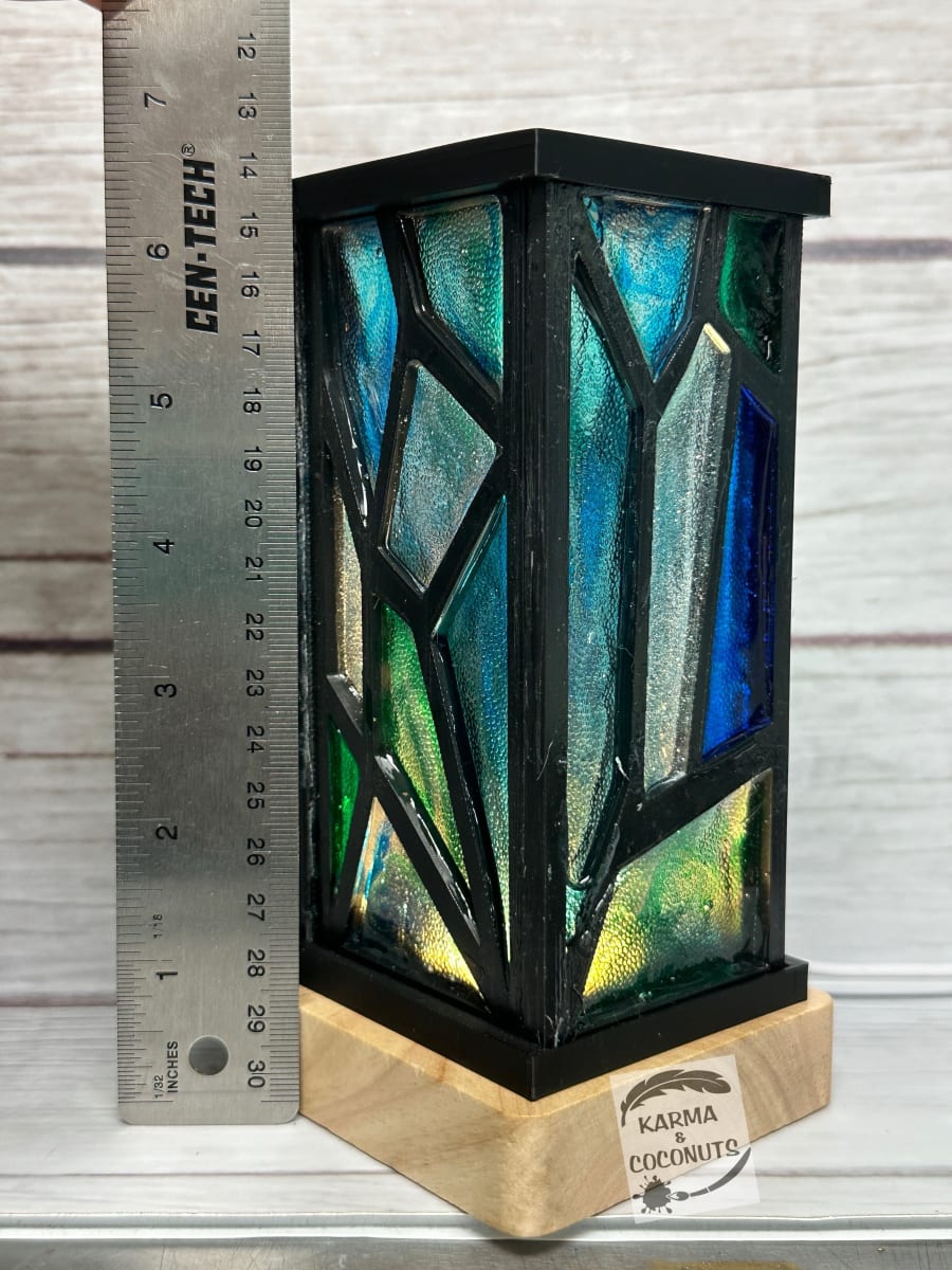 Faux Stained Glass Lamp - $50 Photo