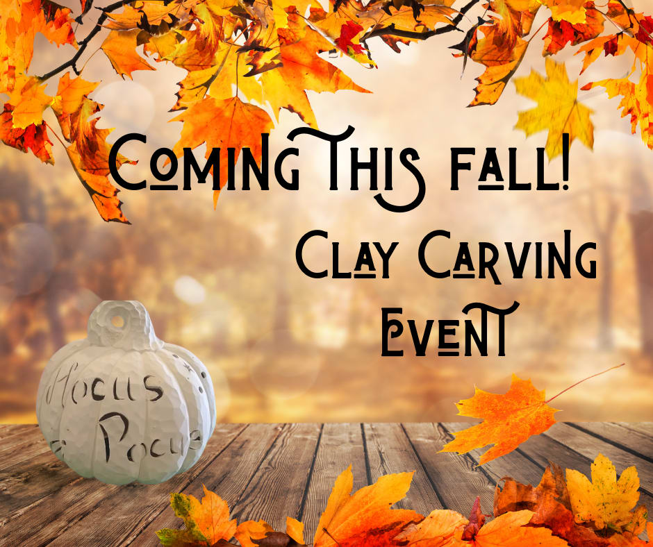 Carve your own Ceramic Pumpkin! Photo