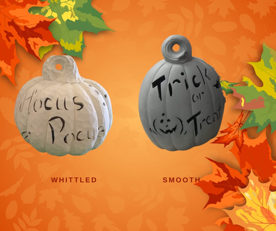 Carve your own Ceramic Pumpkin! Photo