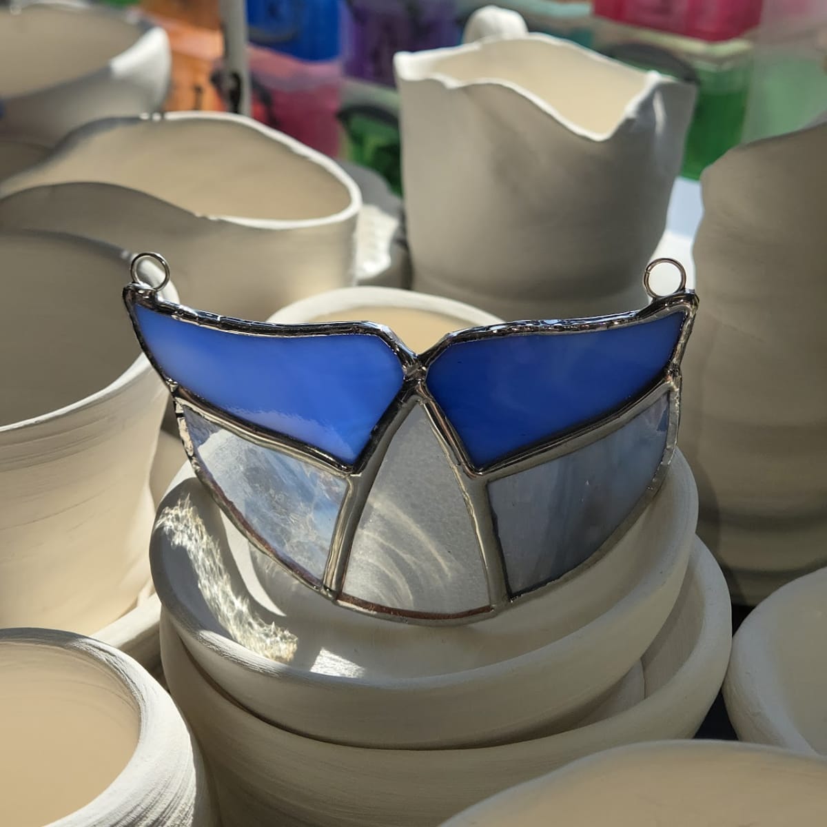 Stained Glass Whales Photo