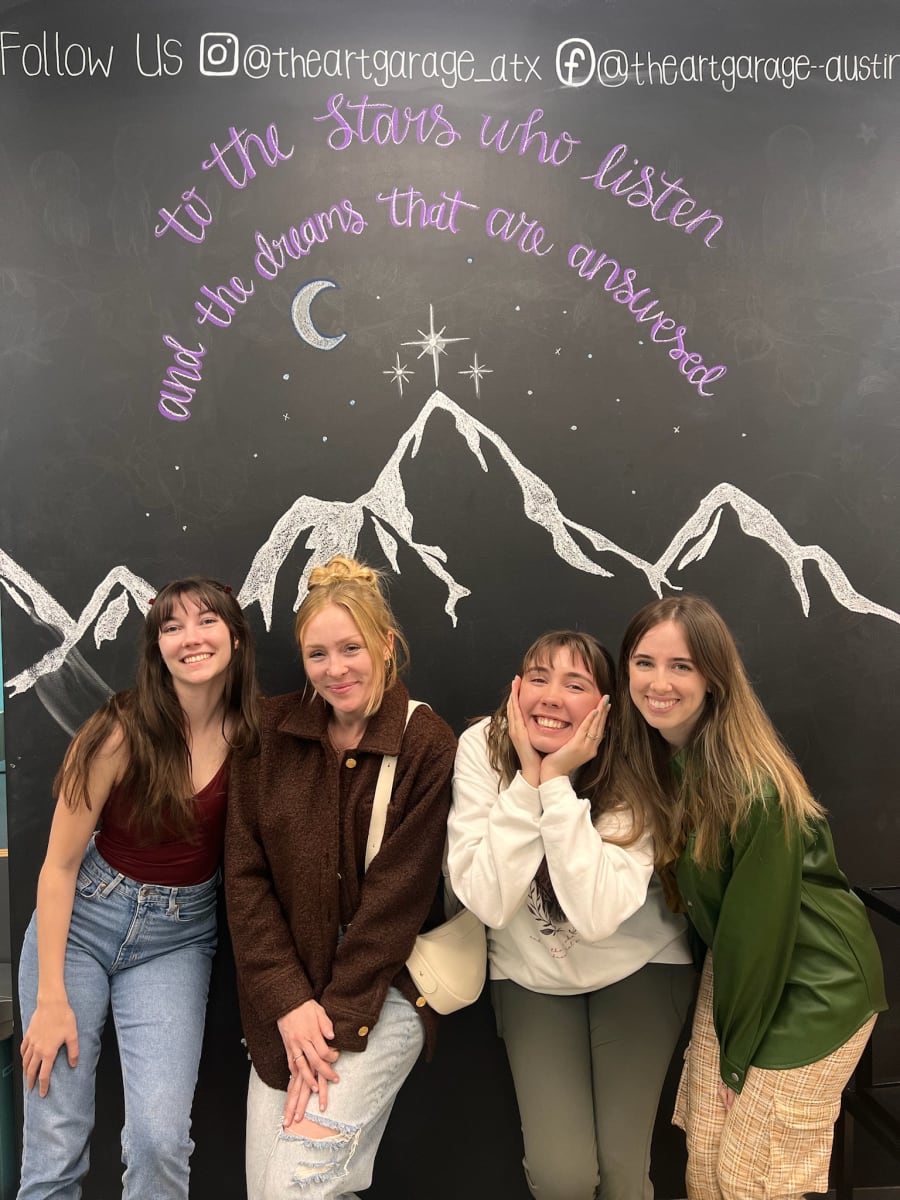 Romantasy Pottery Paint Night Photo