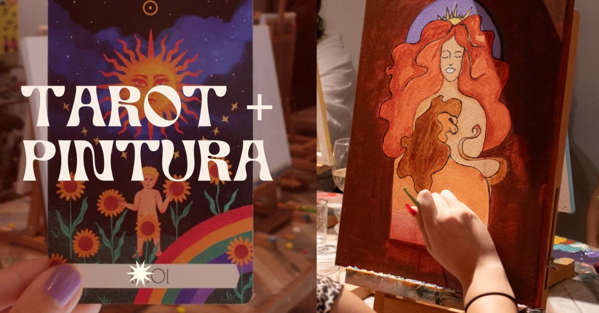 Foto de TAROT + PINTURA & VINO (Pinta tu signo zodiacal) (43€)