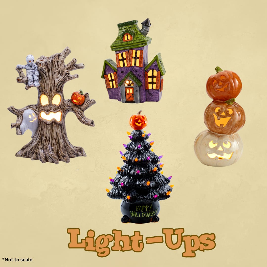 Bull City Ciderworks - Greensboro - Fall and Halloween Themed Lighted and Lantern Make & Take Ceramic Sip & Paint Class Photo