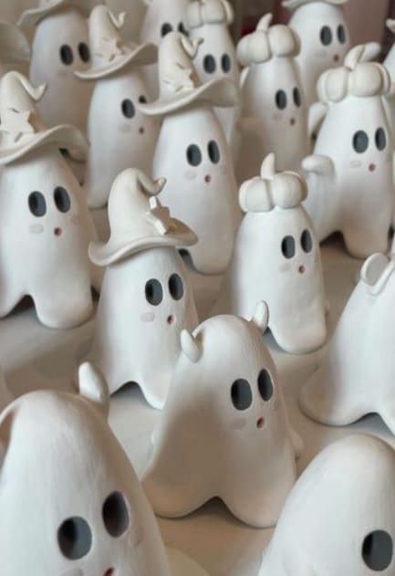 Clay Witchy Ghost Photo