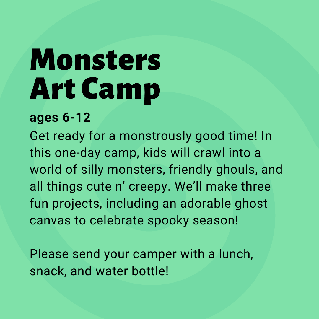 Monsters One-Day Art Camp Photo
