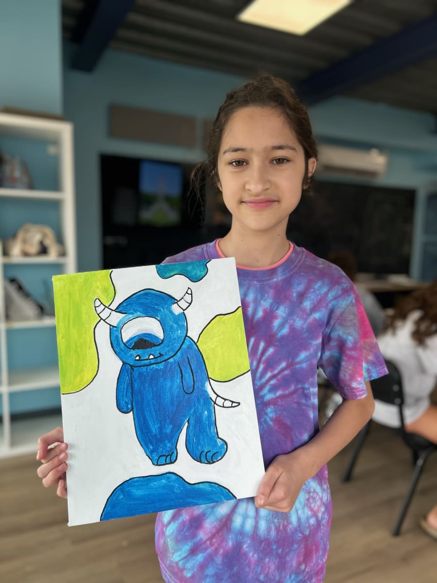 Monsters One-Day Art Camp Photo