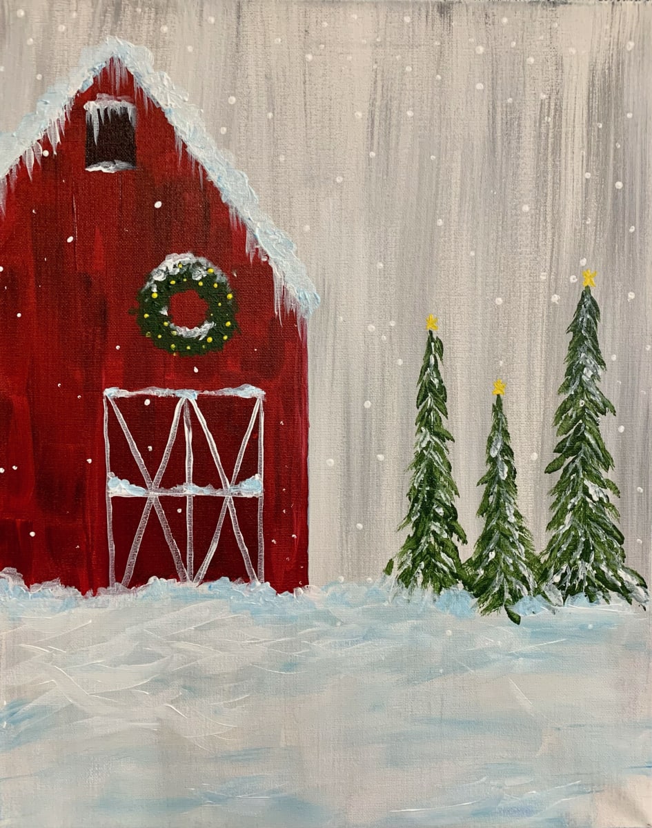 Paint & Sip "Christmas Barn" Photo