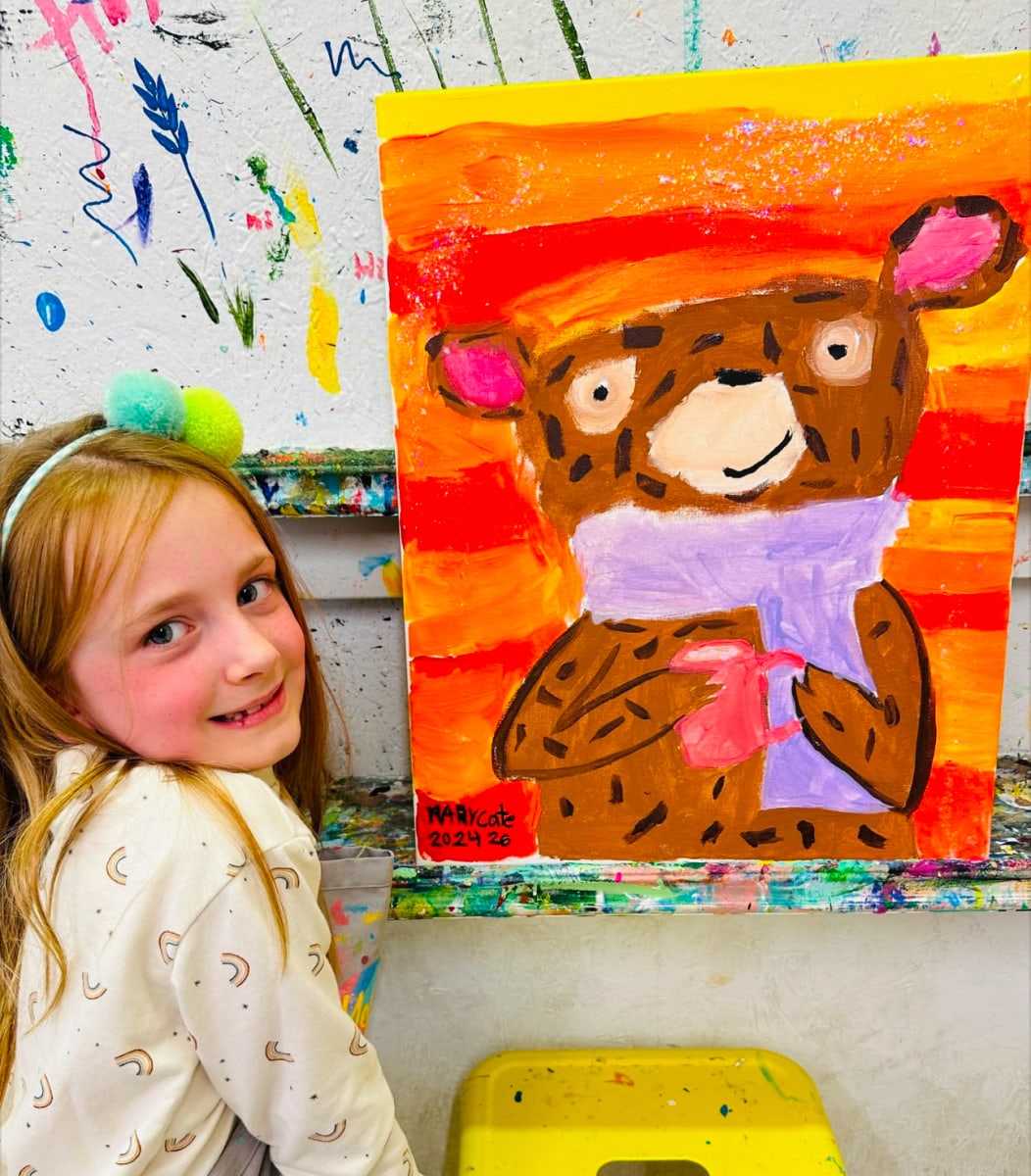 Kids Paint & Play "Cozy Bear" Photo