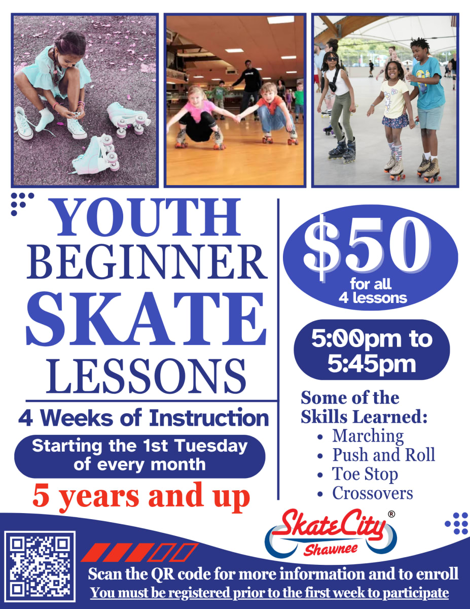 Skate City Shawnee Youth Skate Class Registration Photo