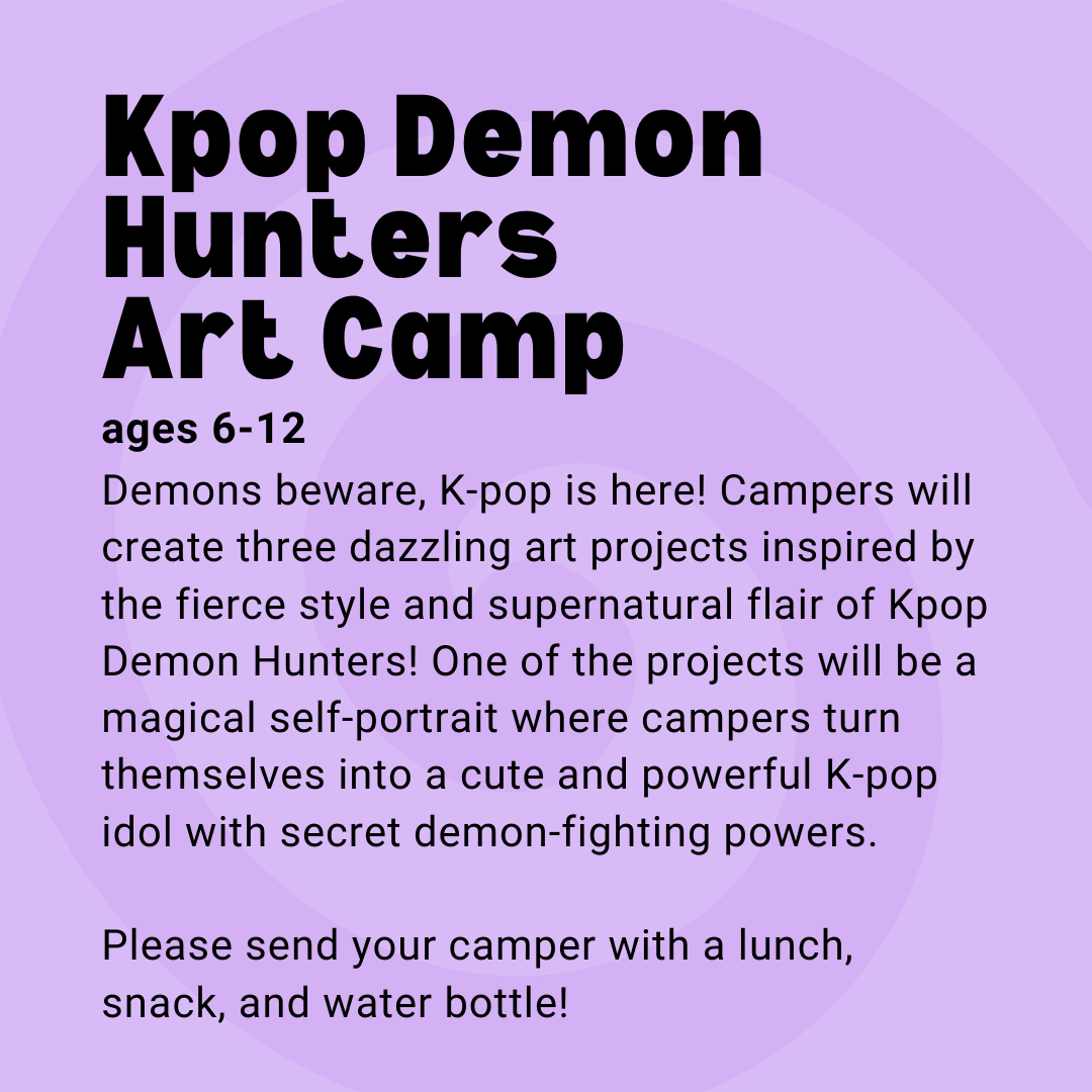 K-Pop Demon Hunters Art Camp Photo
