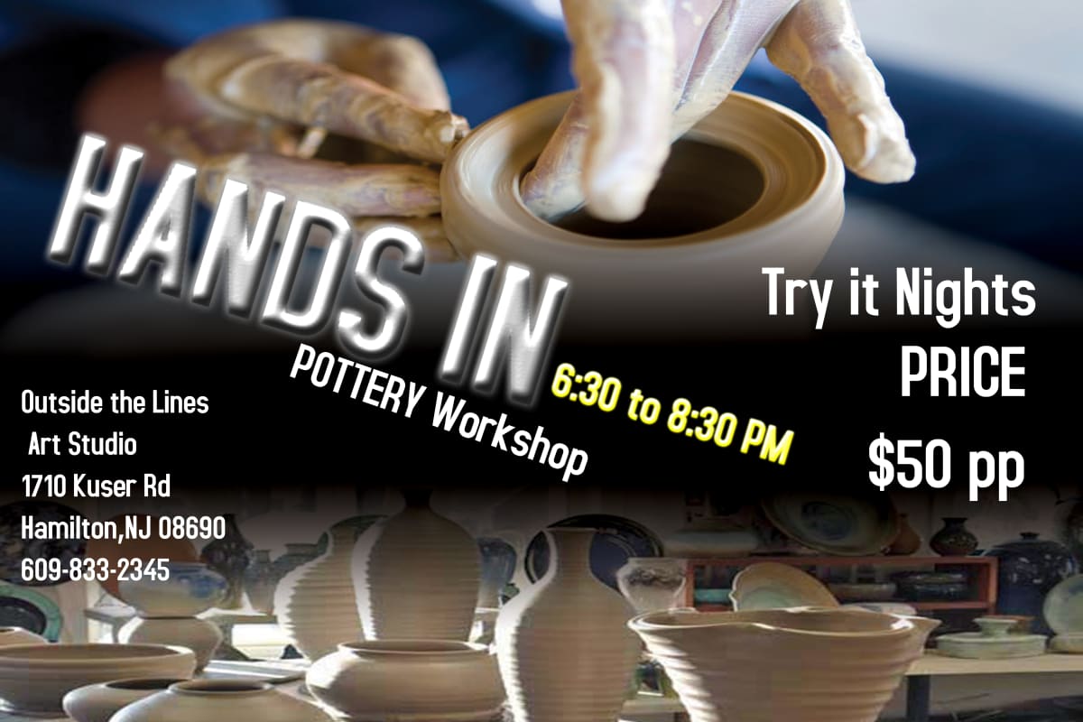 Friday Night Event: Try A Pottery Class- Adult Wheel Throwing Photo