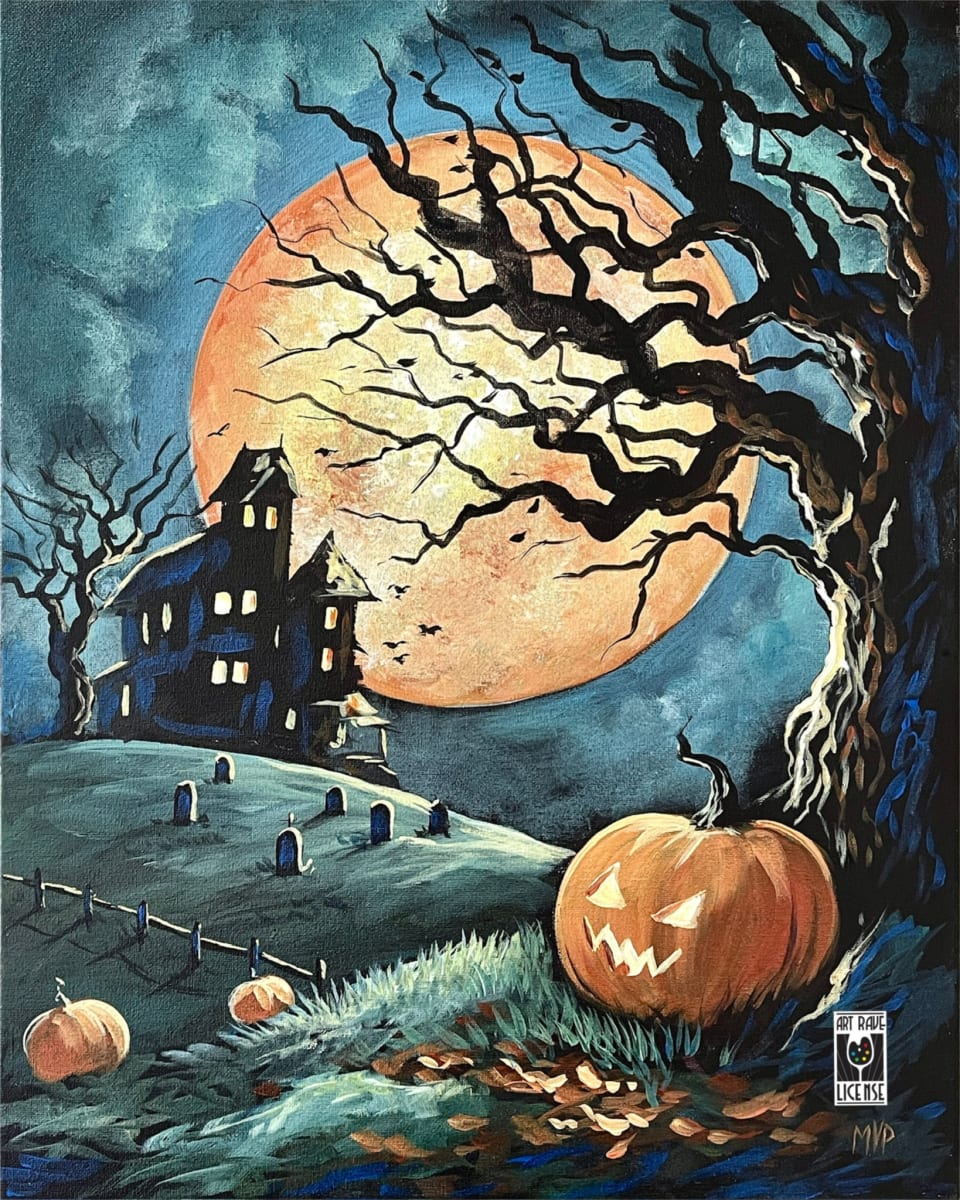 Canvas Class: Haunted Hill Photo