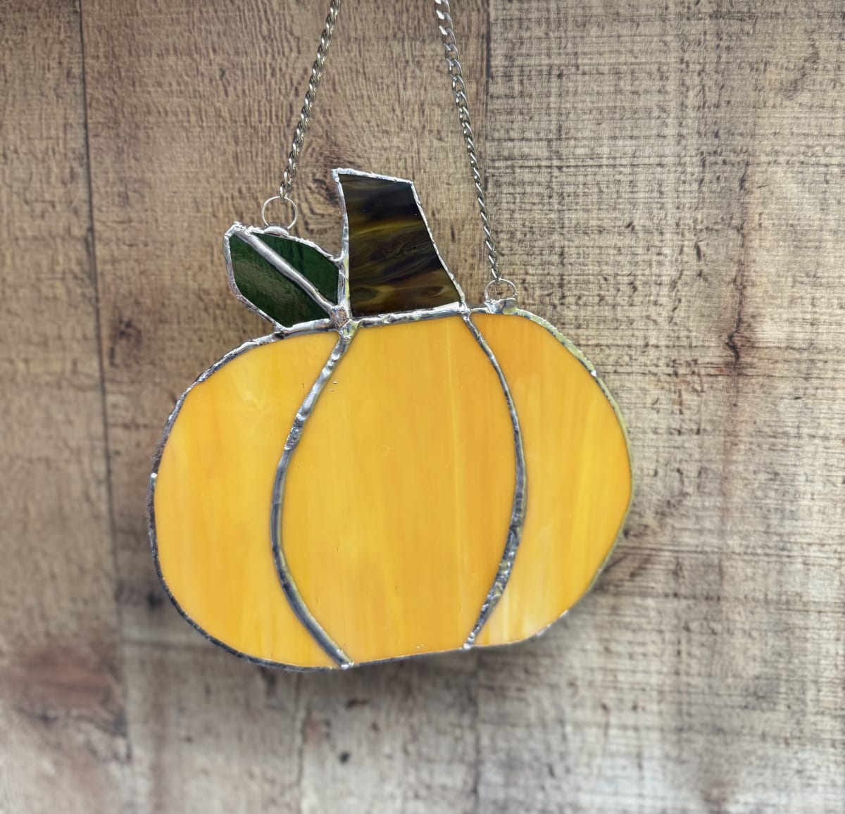 Stained Glass Pumpkin at Kirkland Art Center Photo