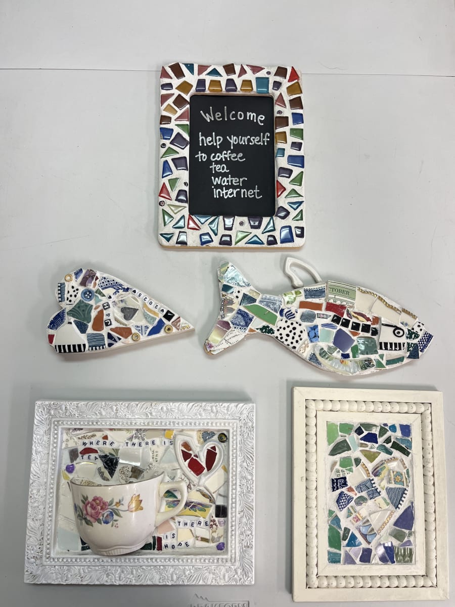 Broken China Mosaics (With Eye Candy) Photo