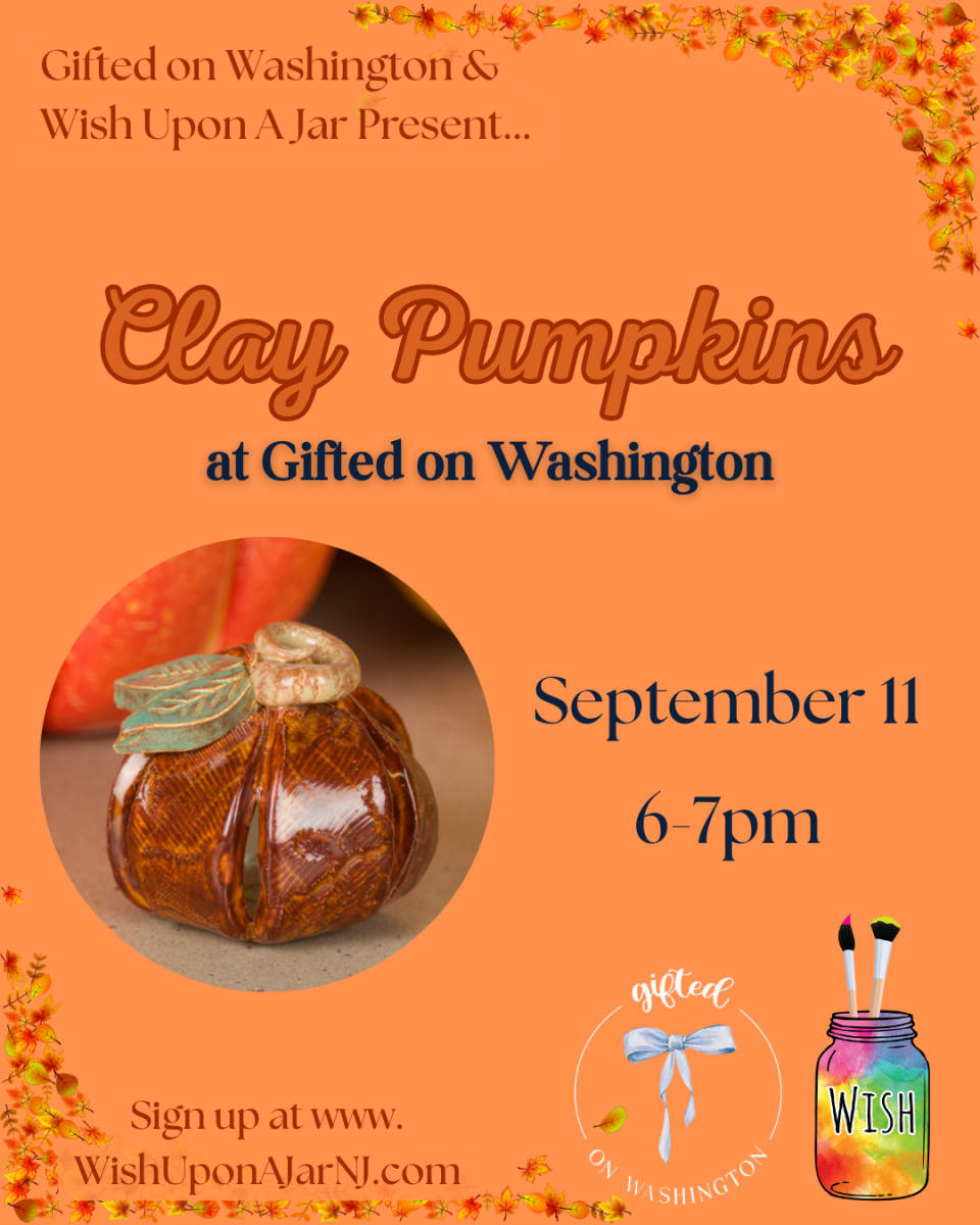 Clay Pumpkins at Gifted on Washington Photo