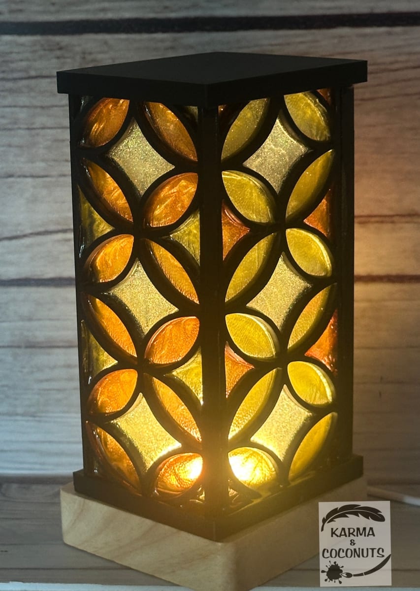 Faux Stained Glass Lamp - $50 Photo