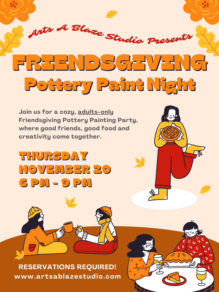 Friendsgiving Pottery Painting Party- Adults Only Photo