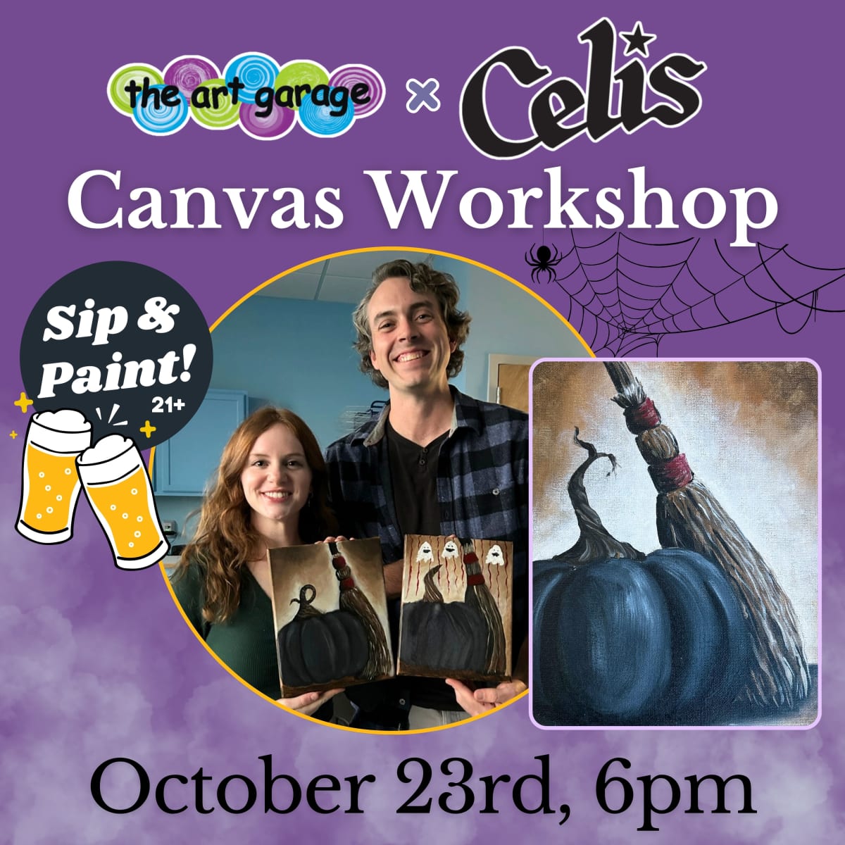 Canvas Workshop at Celis Brewery! Photo