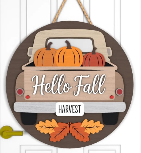 Welcome Signs- Fall or Halloween Themed Photo