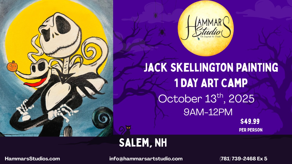 Jack Skellington 1 Day Art Camp (Salem, NH) Photo