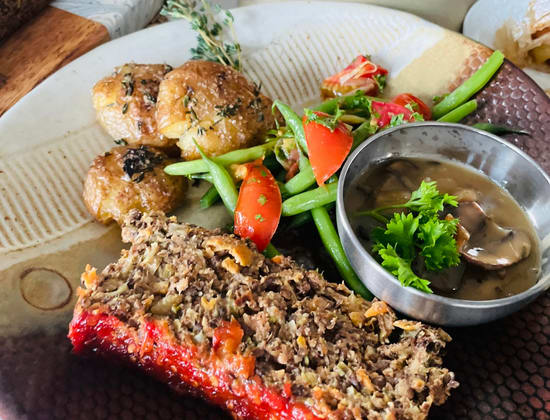 Comfort Food Banquet: Gourmet Plant-Based Dinner with Cookbook Author, Elvira - $125 Photo