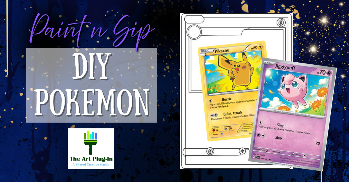 Paint N Sip - DIY Pokemon Photo