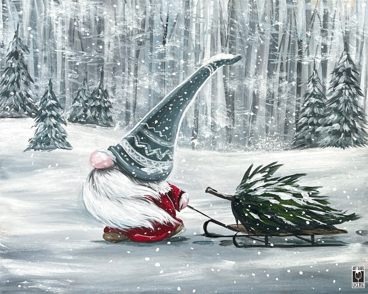 Canvas Class: Taking Gnome the Tree Photo