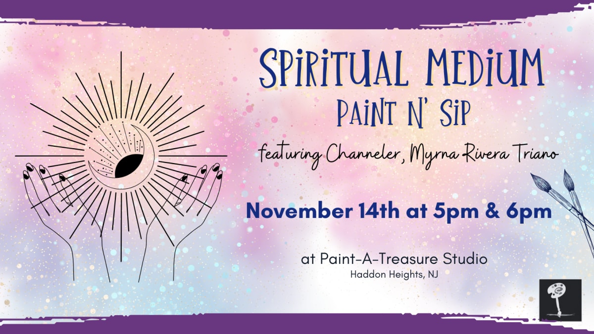 Spiritual Medium Paint N Sip - November 14th Photo
