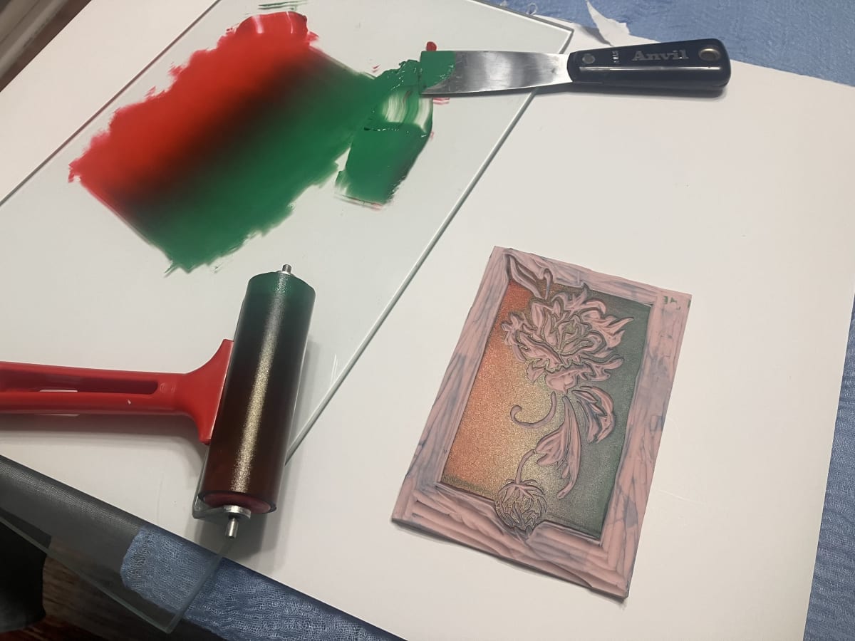 Linoleum Block Printmaking, Beginners Ages 18+ Photo