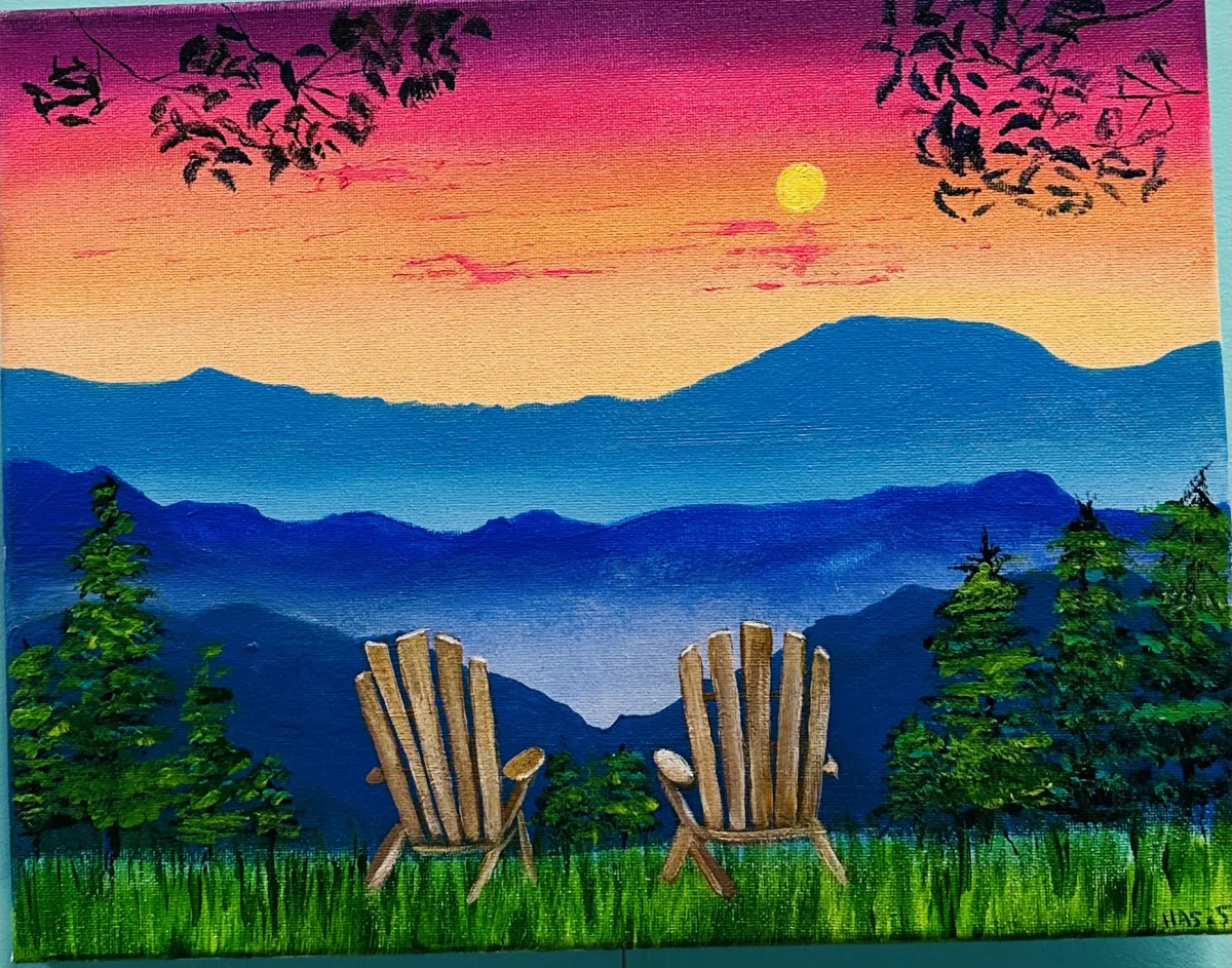 Chairs By the Mountains Paint & Sip! @ Brothers Sports Bar & Grille Dracut Photo