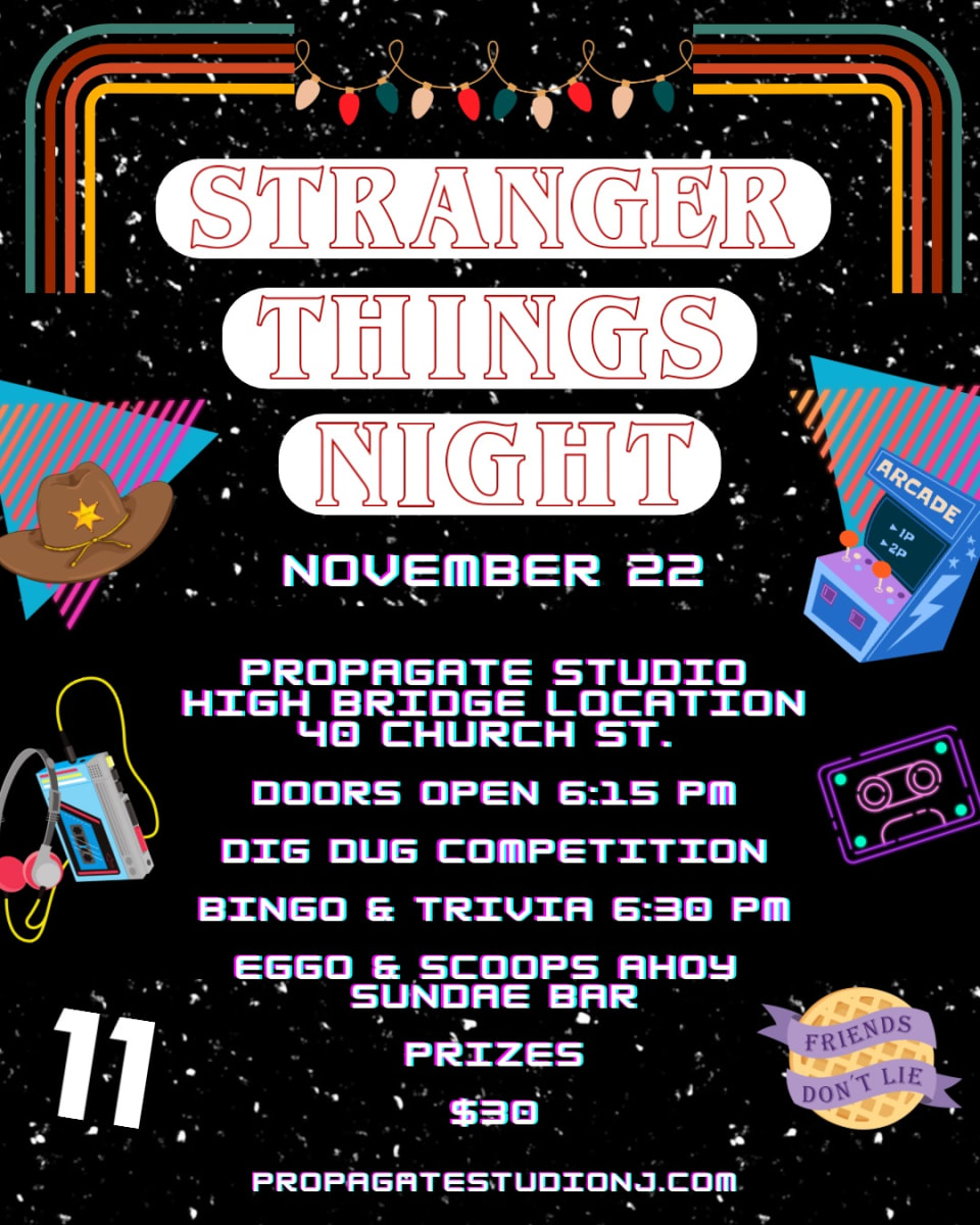 Stranger Things Night: Trivia, Bingo & More Photo