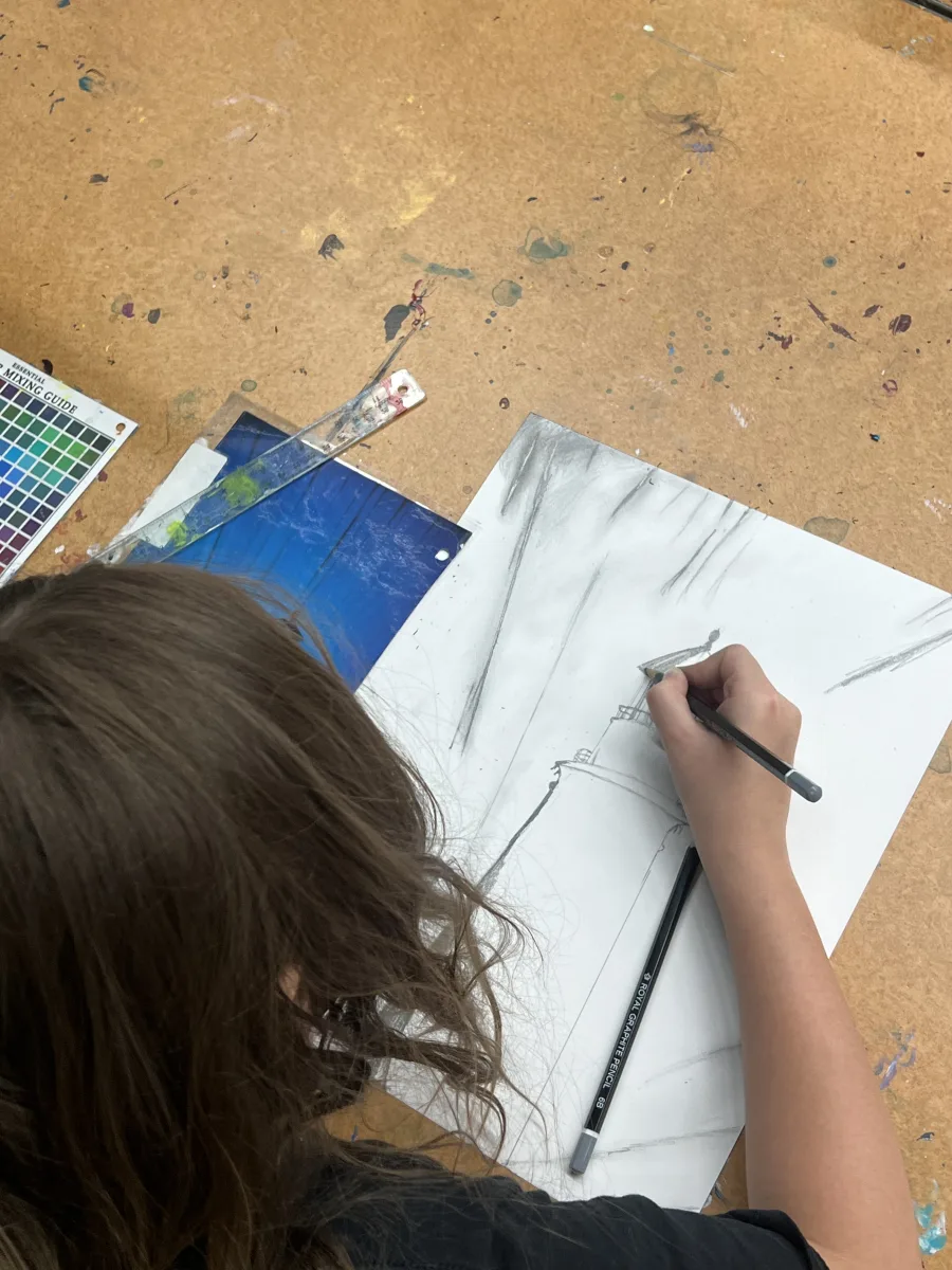 Dare to Draw Wed AM Class 6/3 Photo