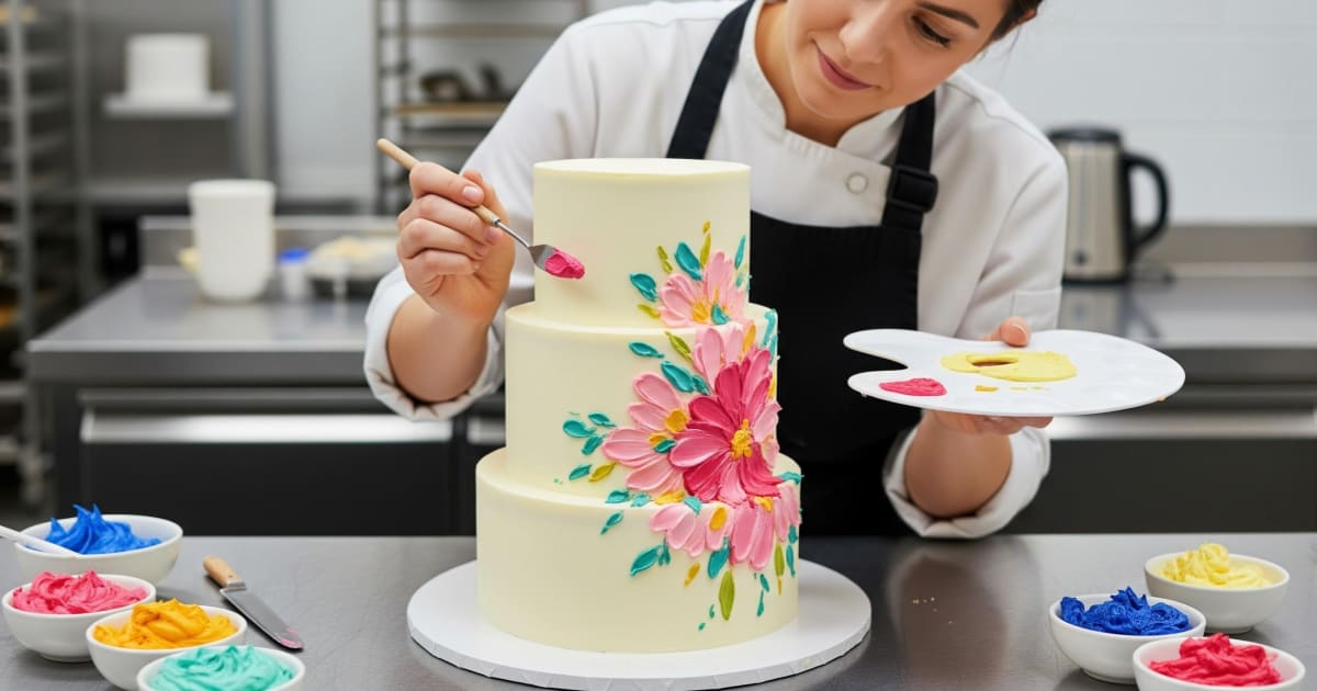 Workshop: Cake Decorating - Painting with Buttercream Photo