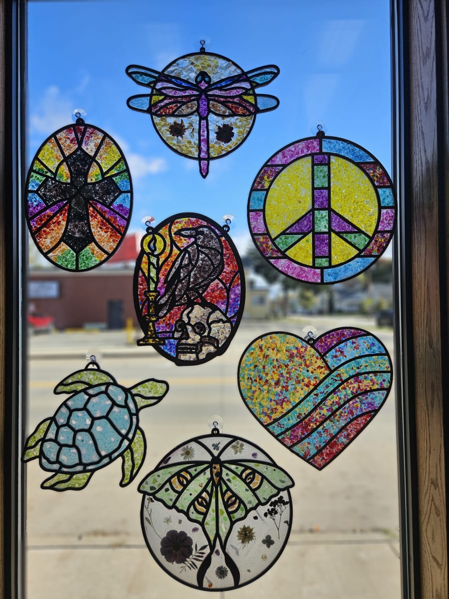 Faux Stained Glass Workshop Photo