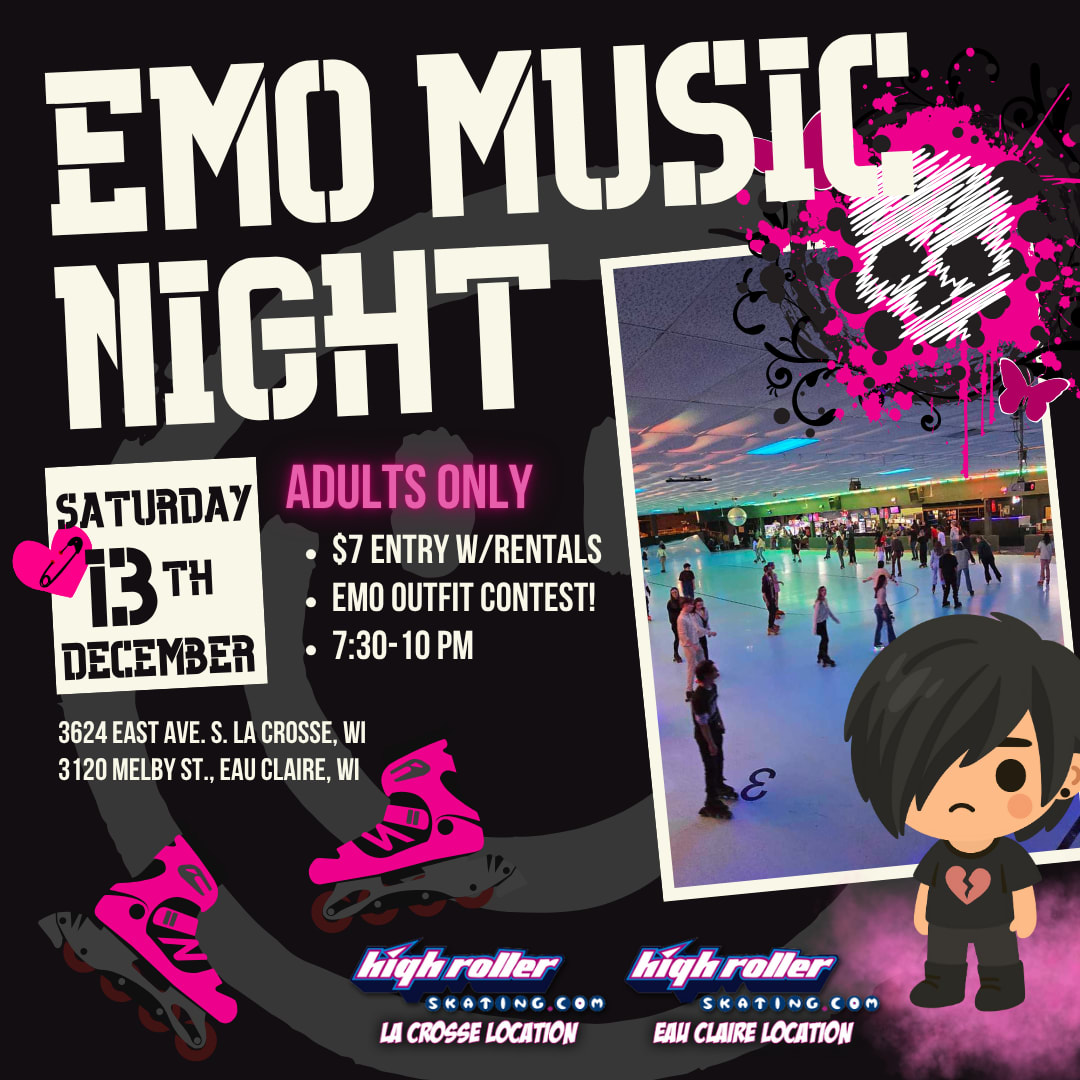 Eau Claire - EMO MUSIC NIGHT Ticket Adults Only Special Event Photo