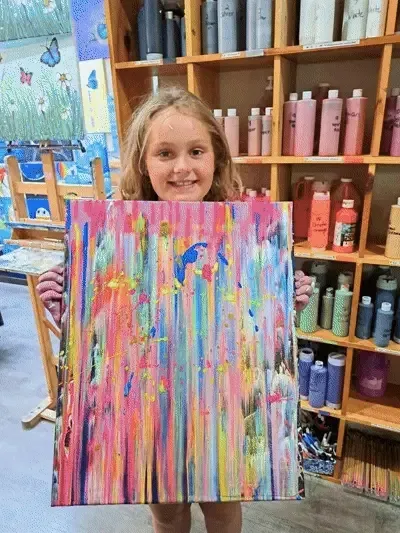 Kids Blacklight Splatter Party (Age 4-14) Photo