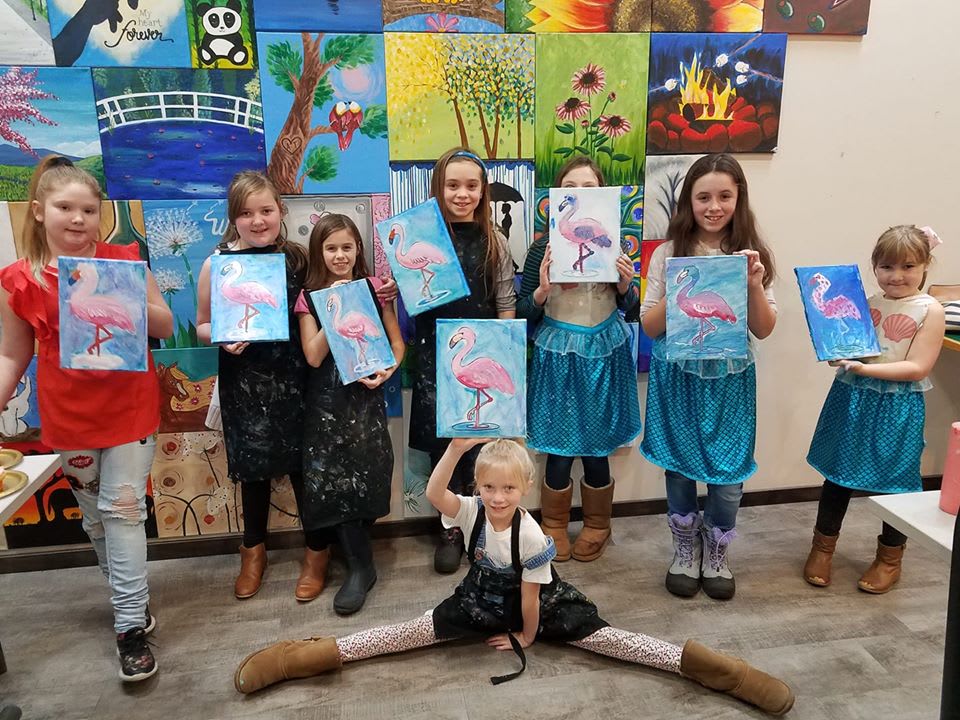 Canvas Birthday Party 6-30 kids Photo