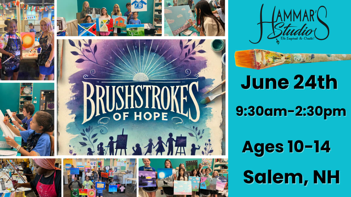 Brushstrokes of Hope 1 Day Workshop June 24th Photo