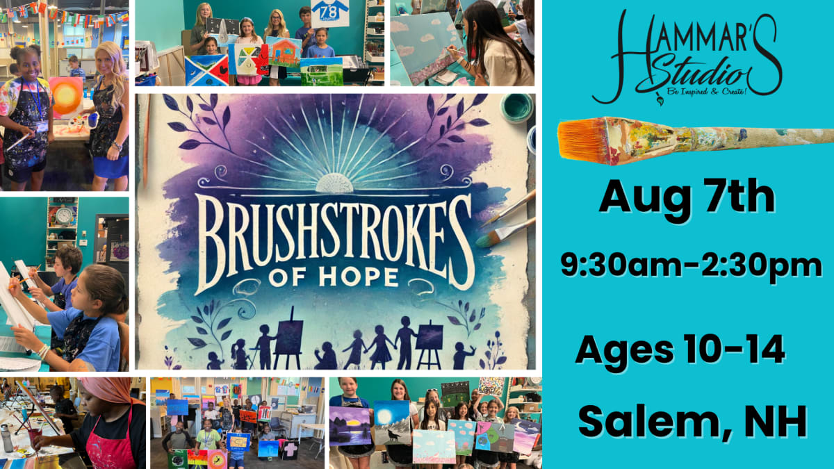 Brushstrokes of Hope 1 Day Workshop Aug 7th Photo