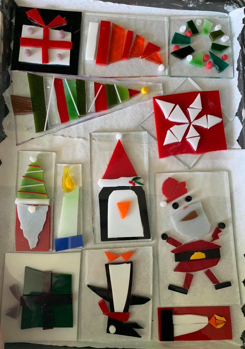Big & Little Glass Ornaments Photo