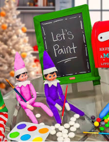 Painting with Elves! - 2025 Photo