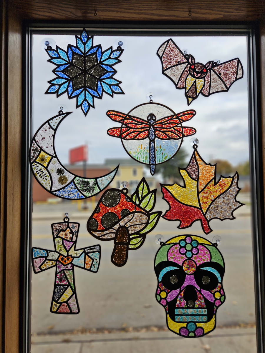 Faux Stained Glass Workshop Photo