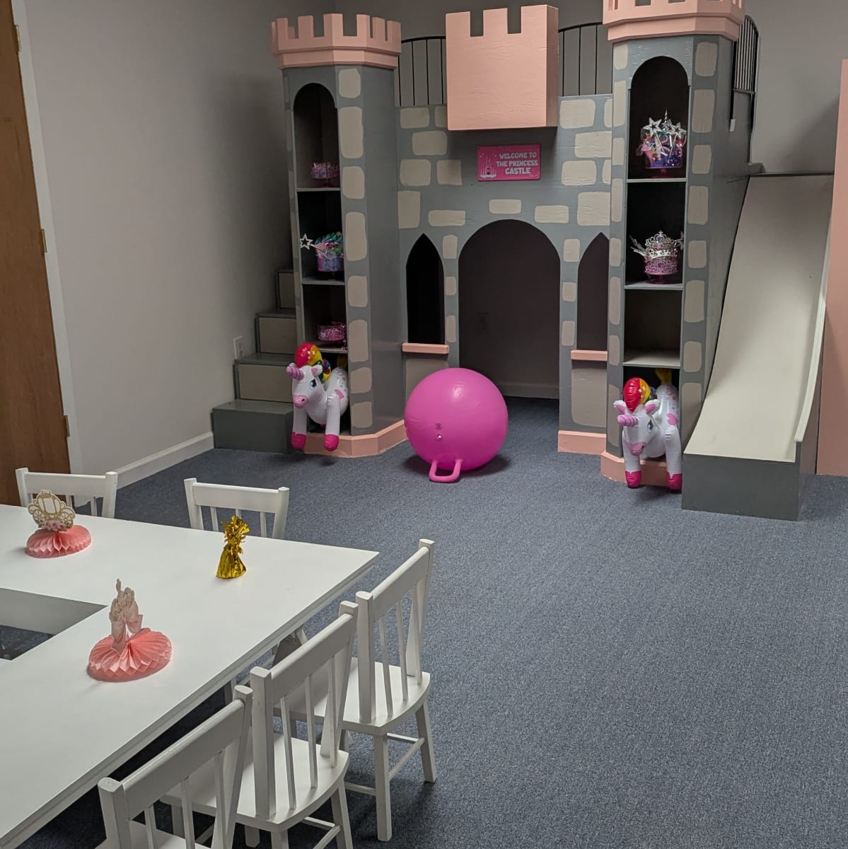 Castle Room Birthday Party Photo