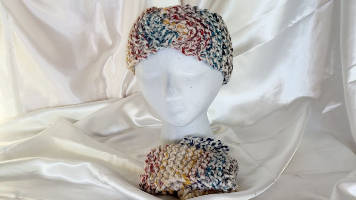 Cozy Winter Headband or Fingerless Gloves Photo