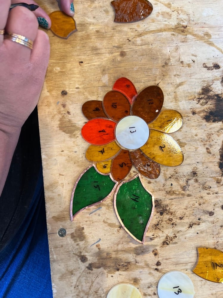 Mothers Day Stained Glass Class Photo