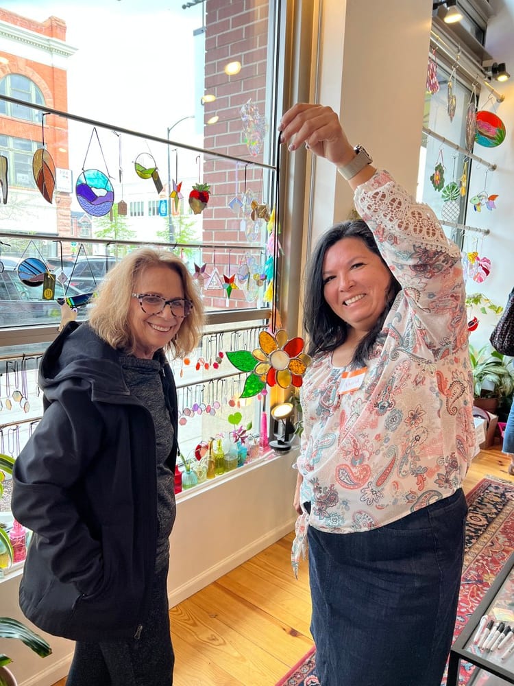 Mothers Day Stained Glass Class Photo