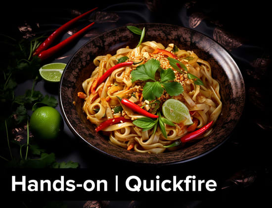Quickfire Series | Authentic Pad Thai & Cucumber Salad  - $99 Photo