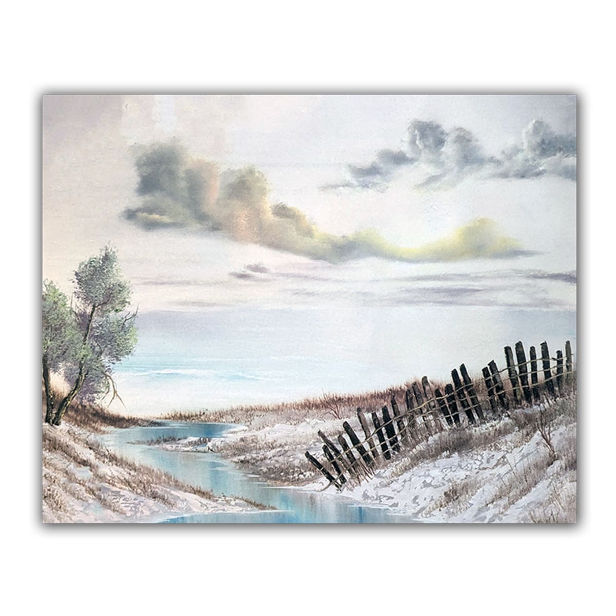 Seascape - Paint Like Bob Ross Photo