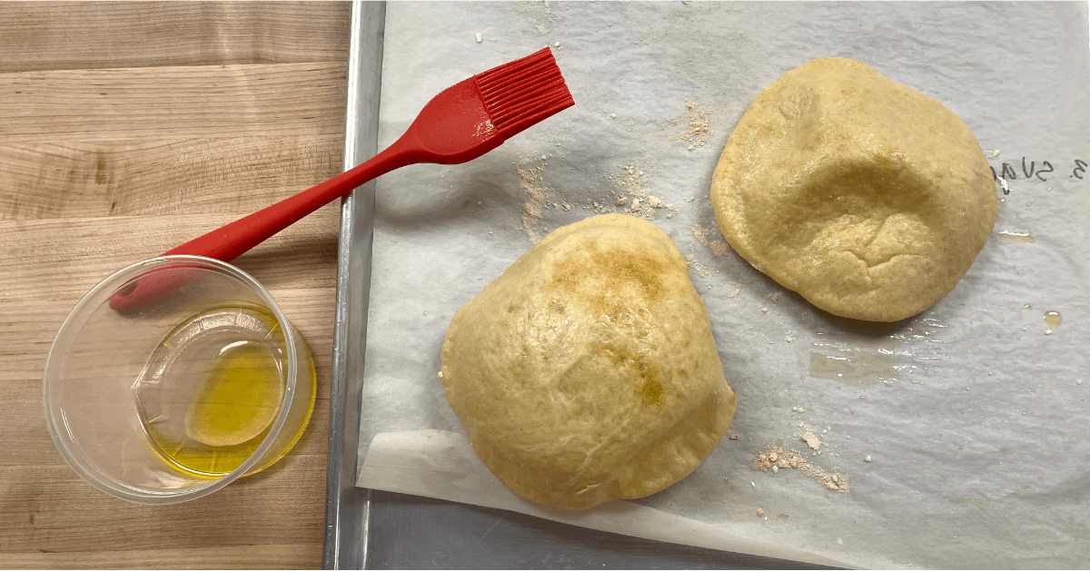 How All Bread Works: Pita + Hummus Photo